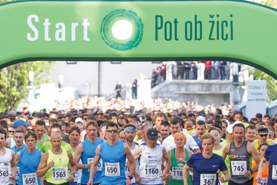 V Ljubljana danes tek trojk v okviru 64. pohoda Pot ob žici