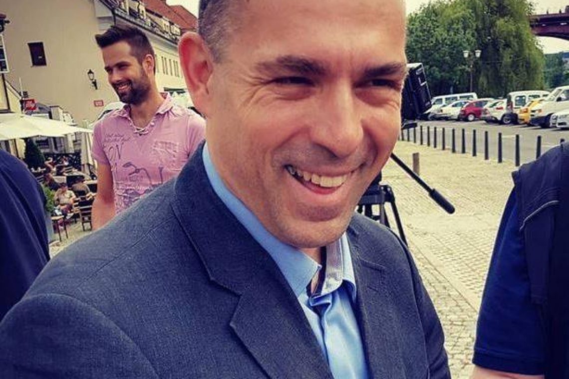 Kandidat SDS za mariborskega župana poslanec Dejan Kaloh