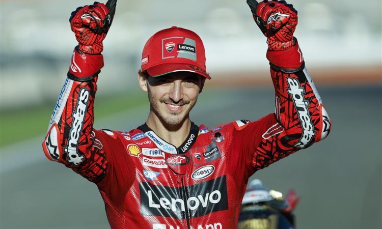 Francesco Bagnaia svetovni prvak razreda motoGP v sezoni 2022