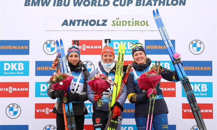 Zmaga Denise Herrmann-Wick, Anamarija Lampič zbolela