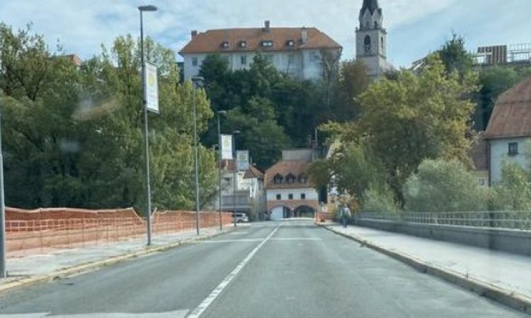 V Kranju zaradi obnove popolna zapora mostu čez Savo