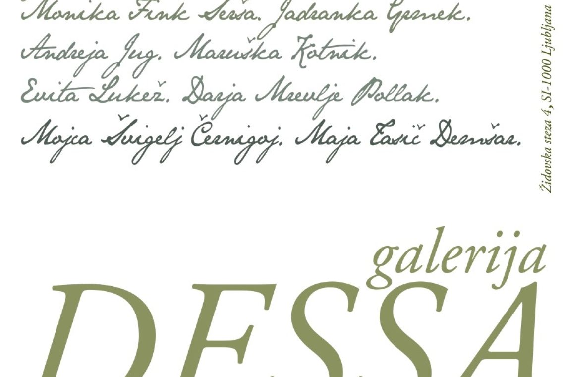 V Galeriji Dessa na ogled spregledano ustvarjanje slovenskih arhitektk in oblikovalk