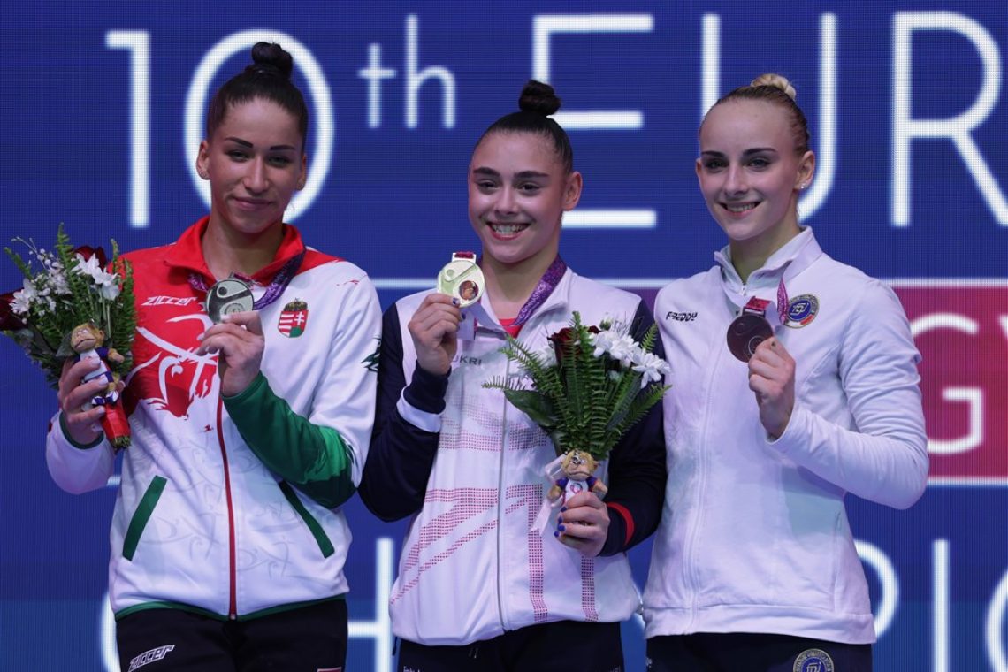 Zadnji dan gimnastičnega EP kolajne v pet držav