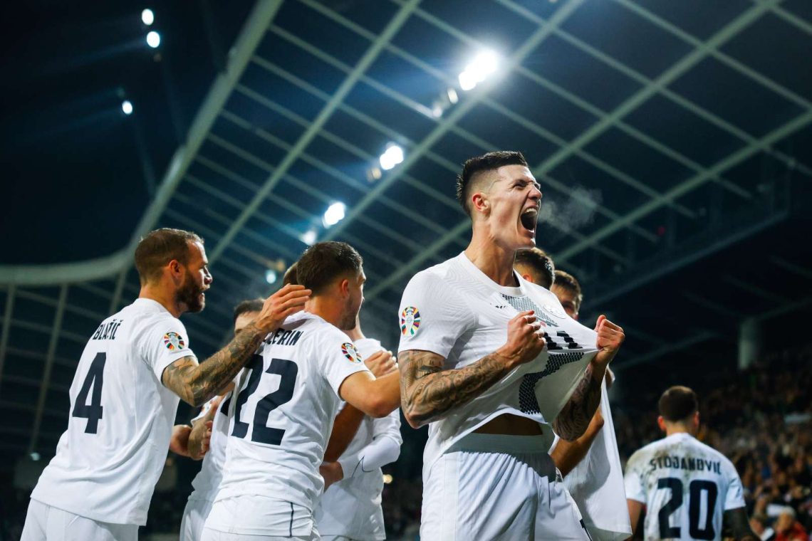Nogometaši v Stožicah potrdili uvrstitev na Euro 2024