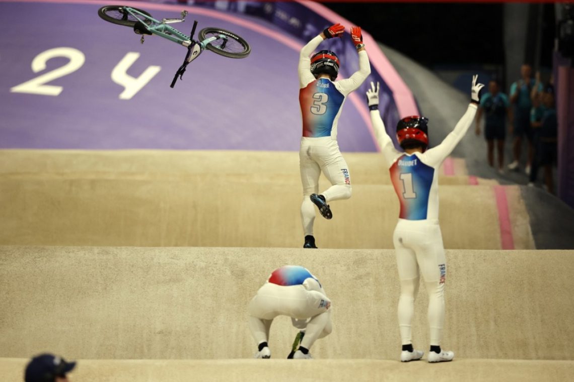 Trojno francosko slavje v dirkanju BMX