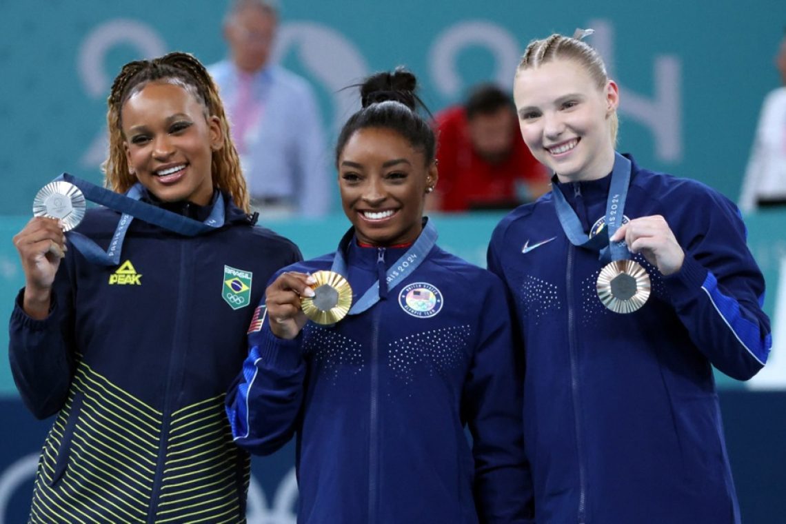 Simone Biles po zmagi v preskoku že pri sedmih zlatih olimpijskih odličjih
