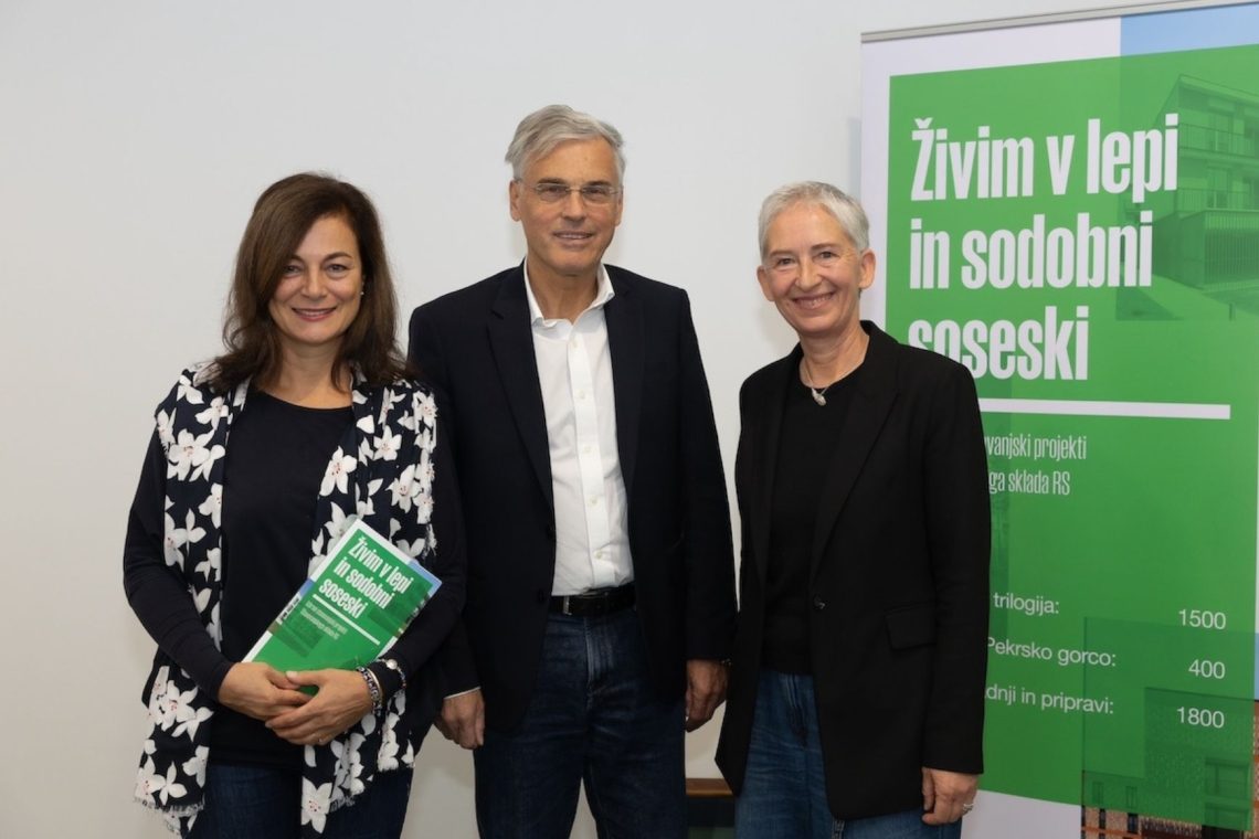 Stanovanjski sklad predstavil novo publikacijo o sodobnih stanovanjskih soseskah