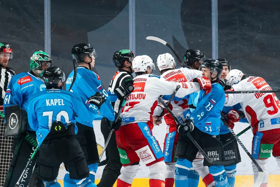 Hokejisti Olimpije Ljubljane so v tekmi 18. kroga lige ICEHL izgubili s celovško ekipo KAC s 5:7