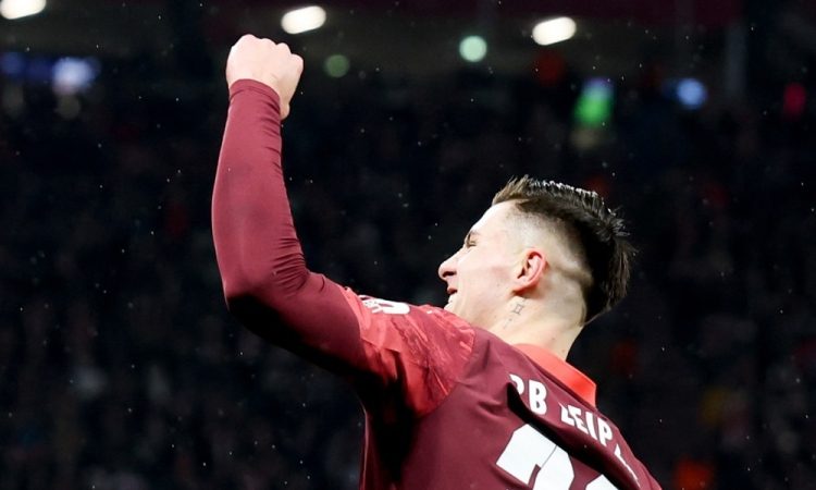 Leipzig tudi s Šeškovim projektilom do zmage proti Werderju