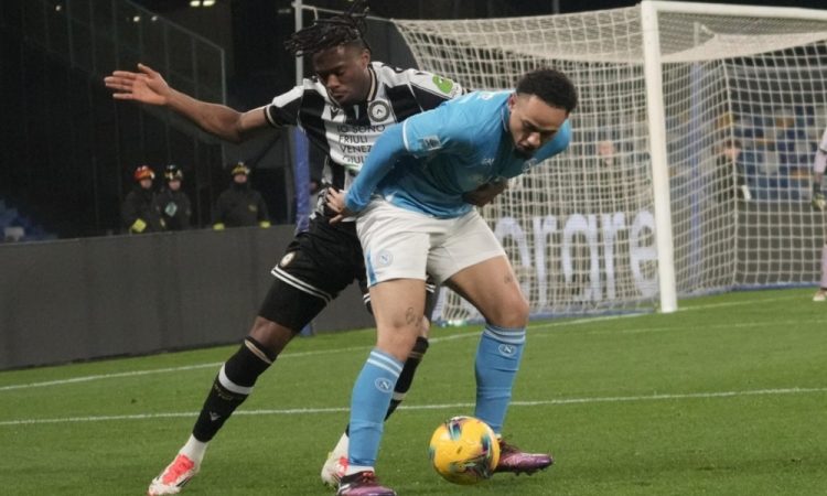 Bijol in Lovrić z Udinesejem do točke pri vodilnem Napoliju