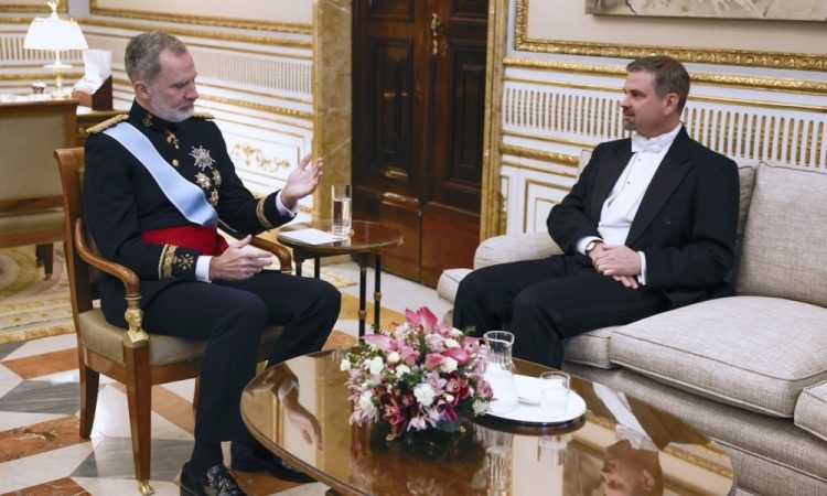 Španski kralj sprejel poverilna pisma novih veleposlanikov