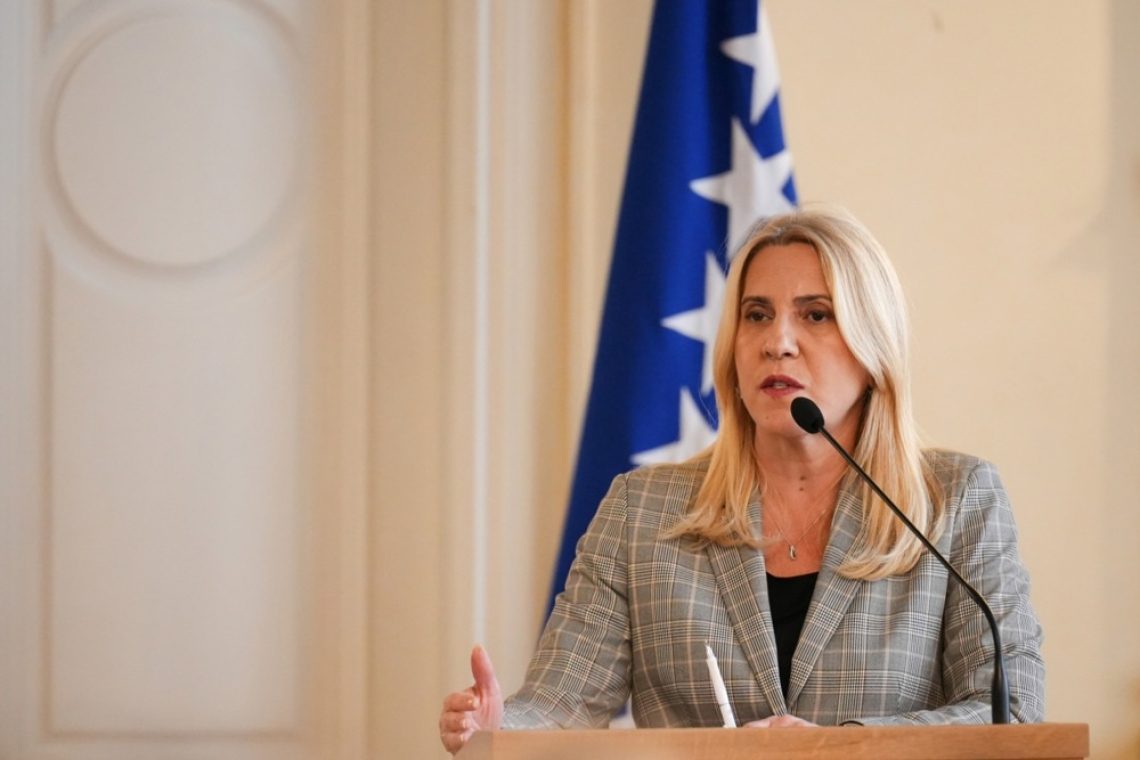Željka Cvijanović evropskim diplomatom poslala dokument o politični krizi v BiH