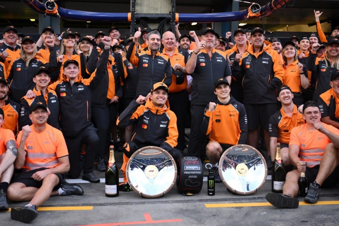 Norris do zmage na zahtevni prvi dirki sezone F1