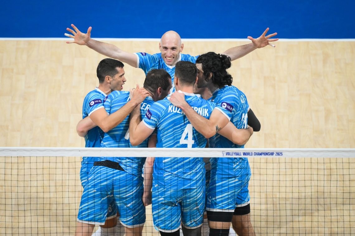 Slovenski odbojkarji po slavju nad Nemci v osmino finala SP
