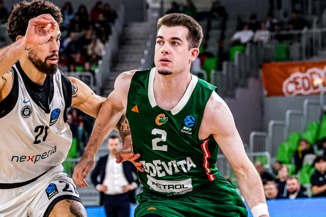 Cedevita Olimpija rutinirano do šeste zmage v evropskem pokalu