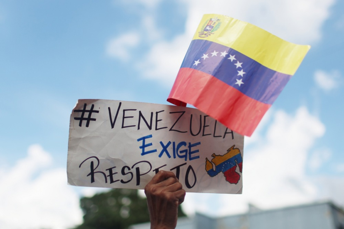 Popoldne v Ljubljani protest v podporo Venezueli