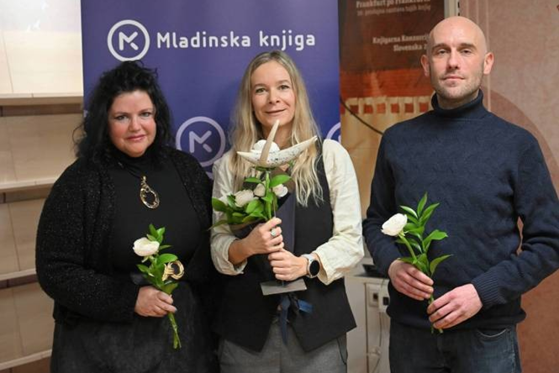 Maja B. Kranjc z romanom Kjer teče košuta prejela nagrado modra ptica 2026